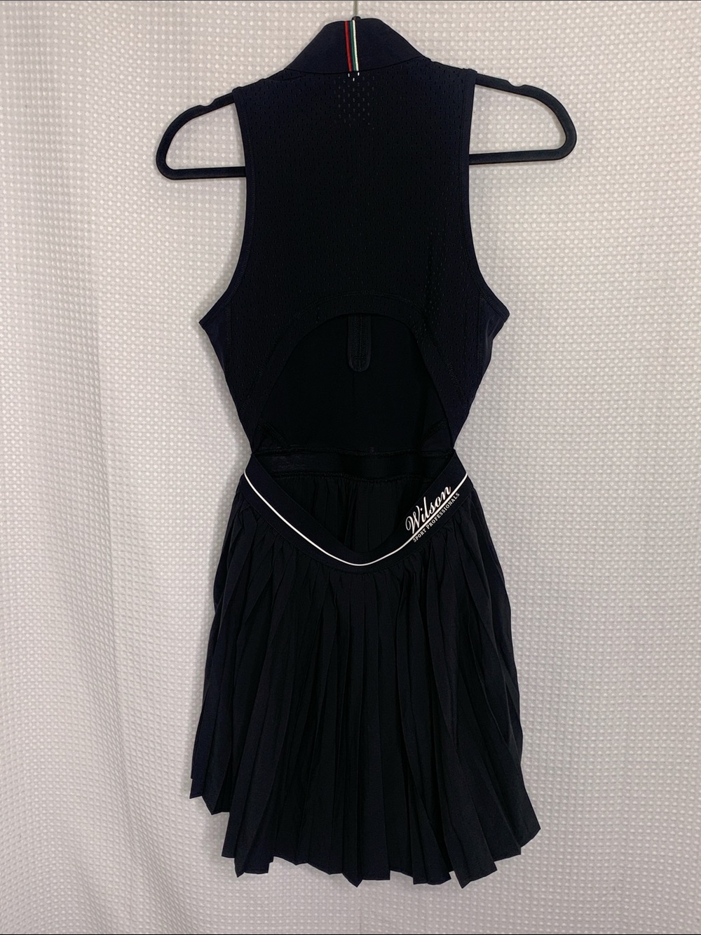 Wilson Black Winning Tennis Sleeveless Zip Dress small Tennis prep outdoor - Picture 8 of 13